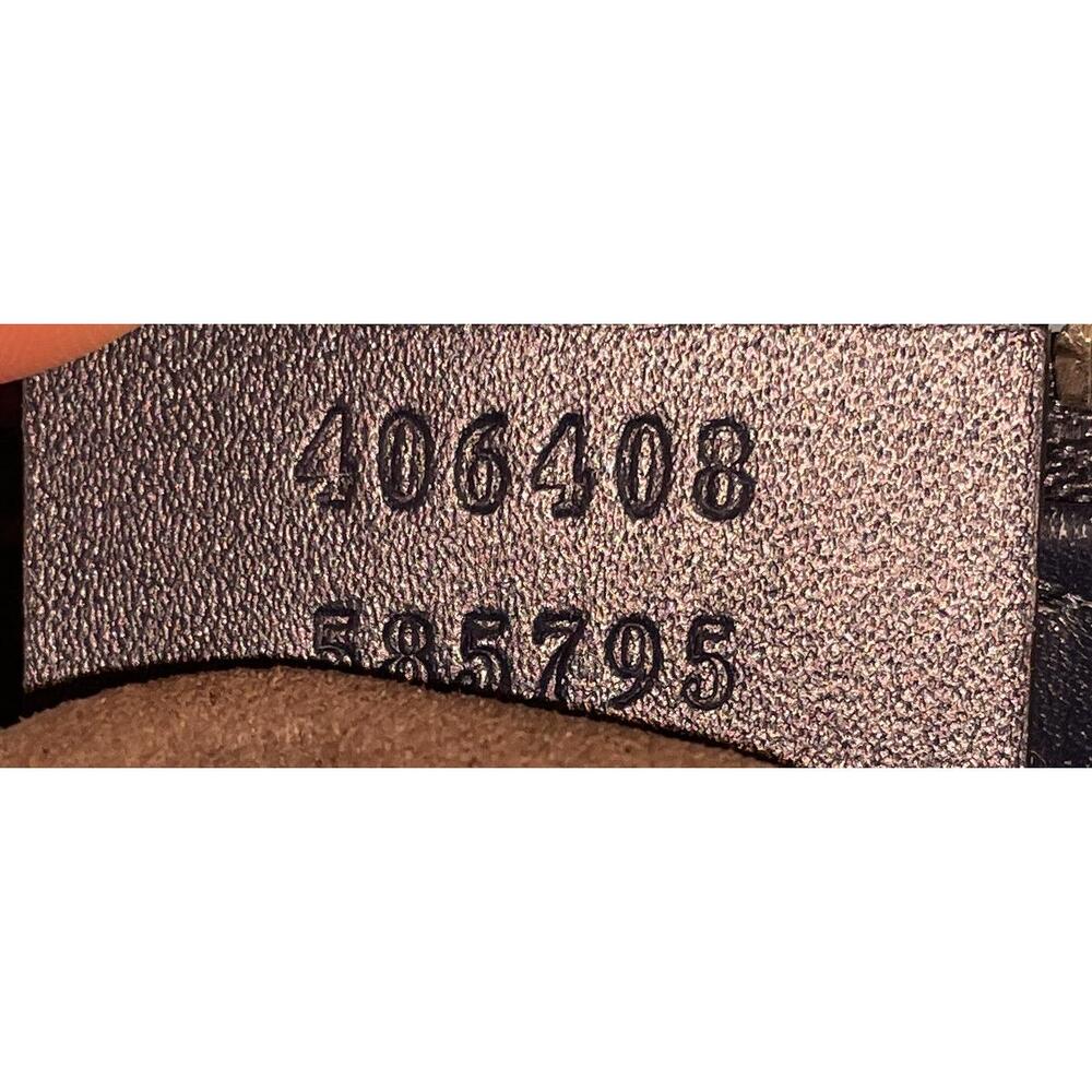 Signature Zip Messenger Bag Guccissima #244790G10B - Picture 6 of 6